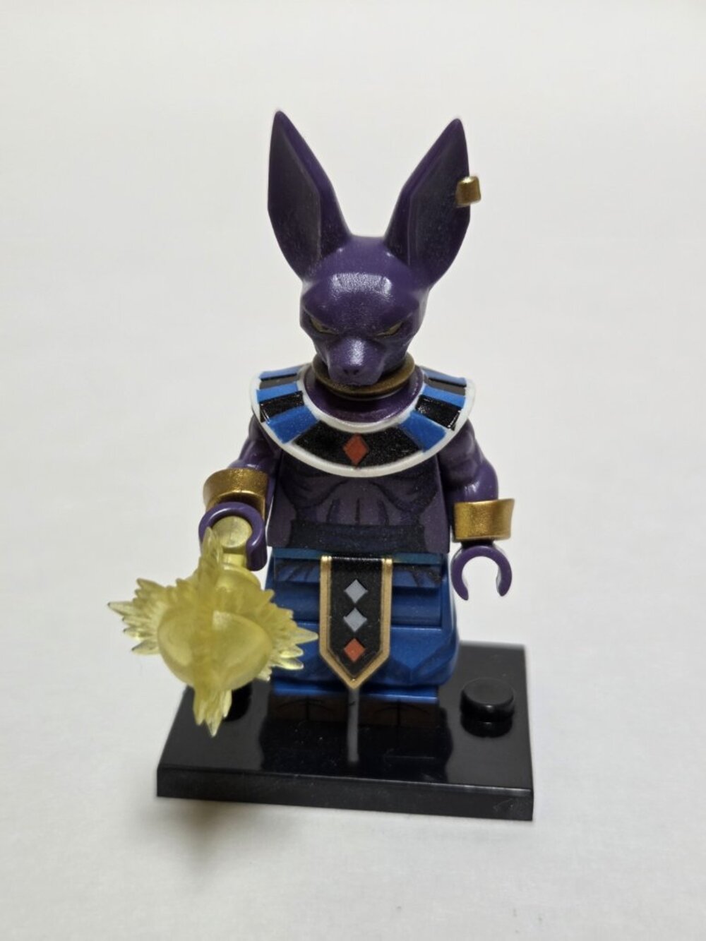 Dragon ball Z Beerus Minifigure Custom lego compatible